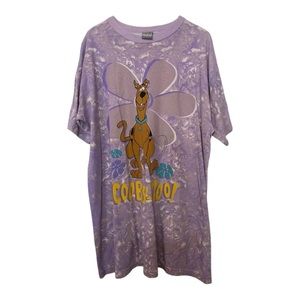 VINTAGE SCOOBY DOO TEE SHIRT 1998 SIZE 2XL MADE IN USA ALL OVER PRINT.